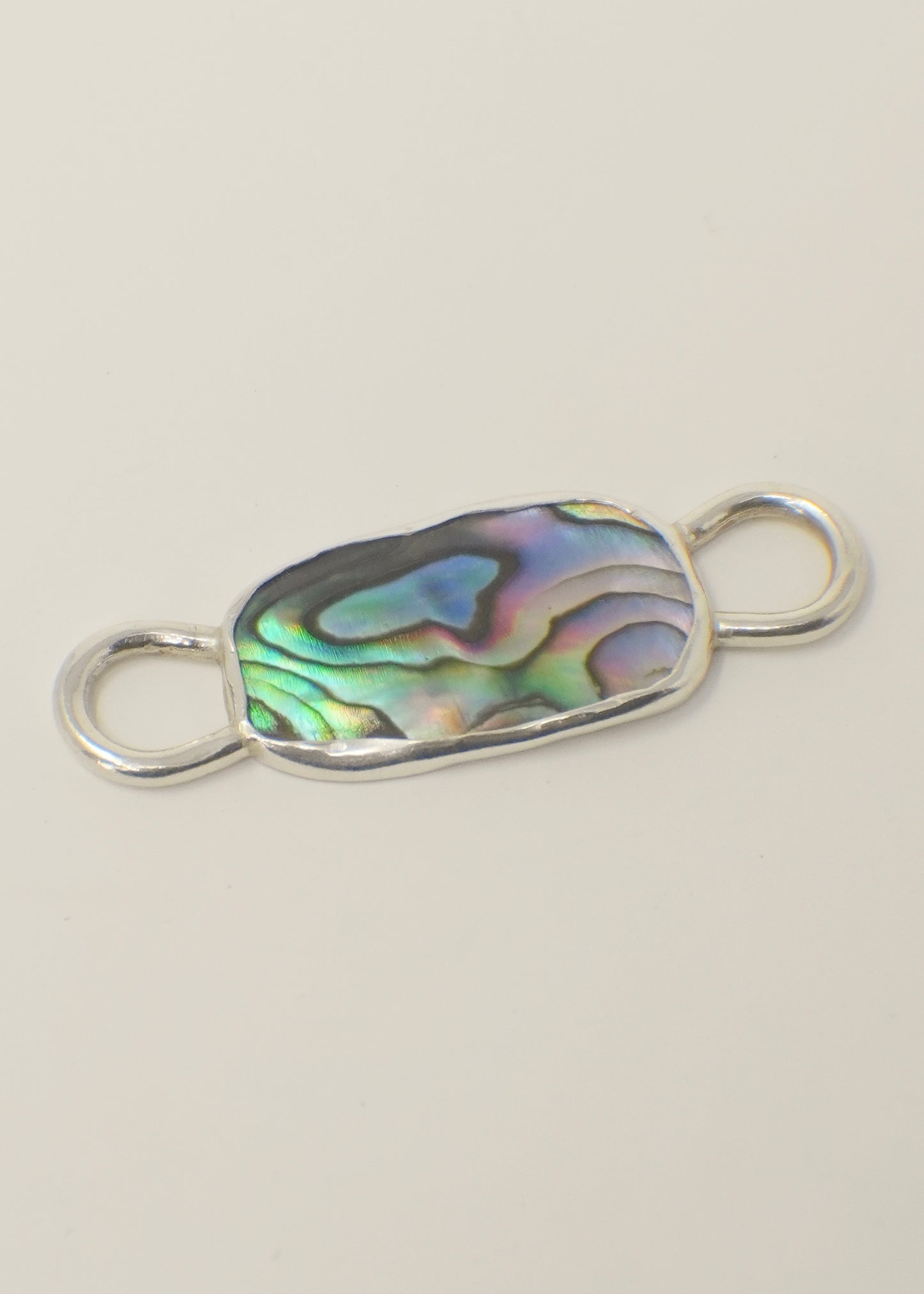 Double sided abalone Cuff