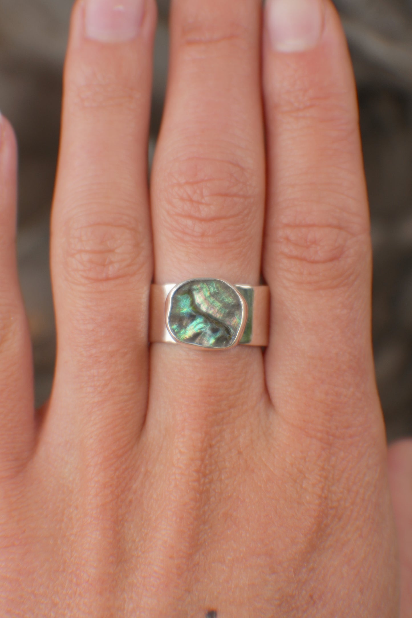 Abalone Ring 7