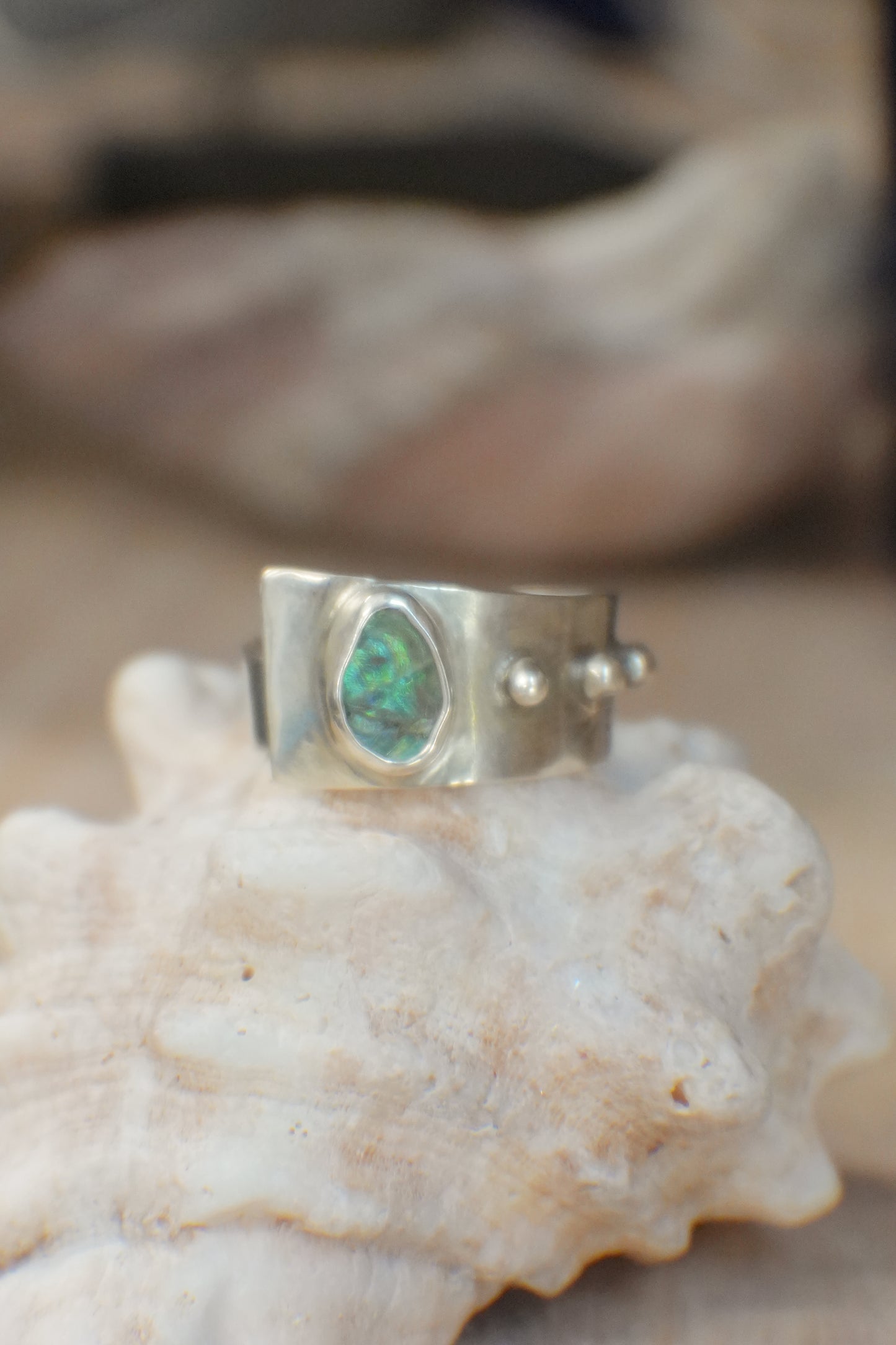 Abalone Ring 8