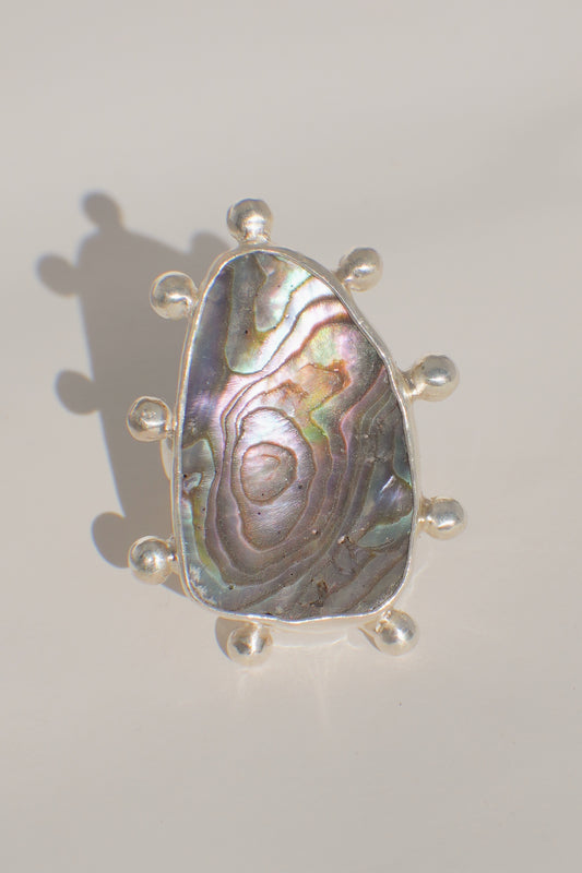 Abalone Dot Ring 6