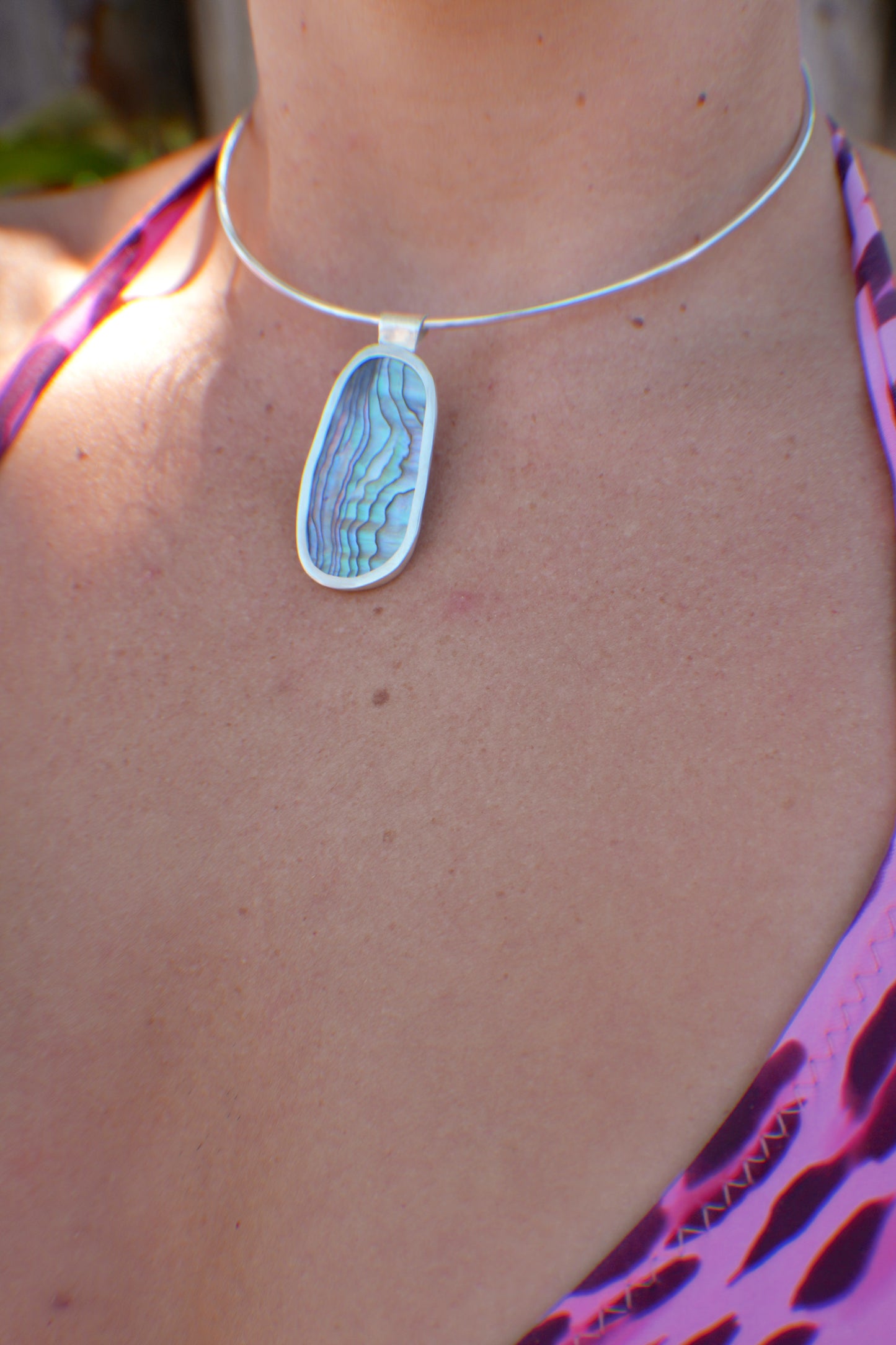 Abalone Choker Reversible