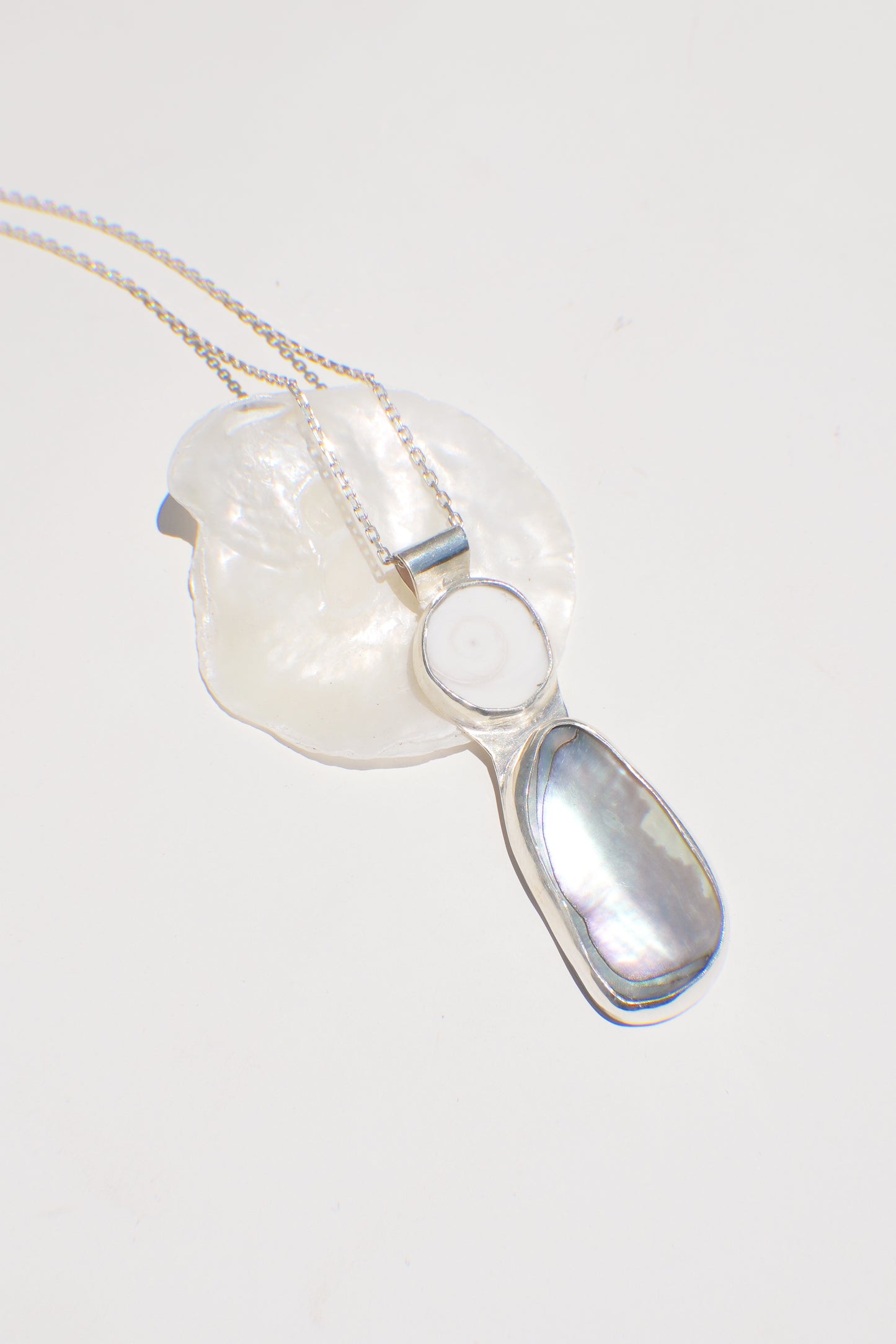 Operculum Abalone Pendant