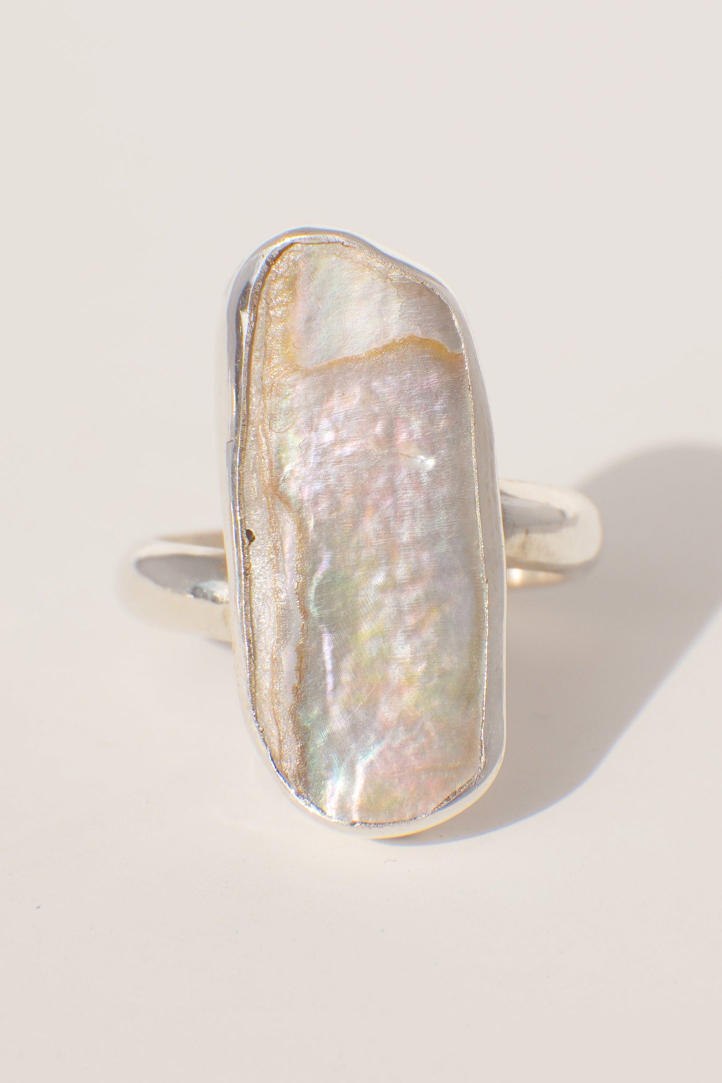Abalone ring 9.75