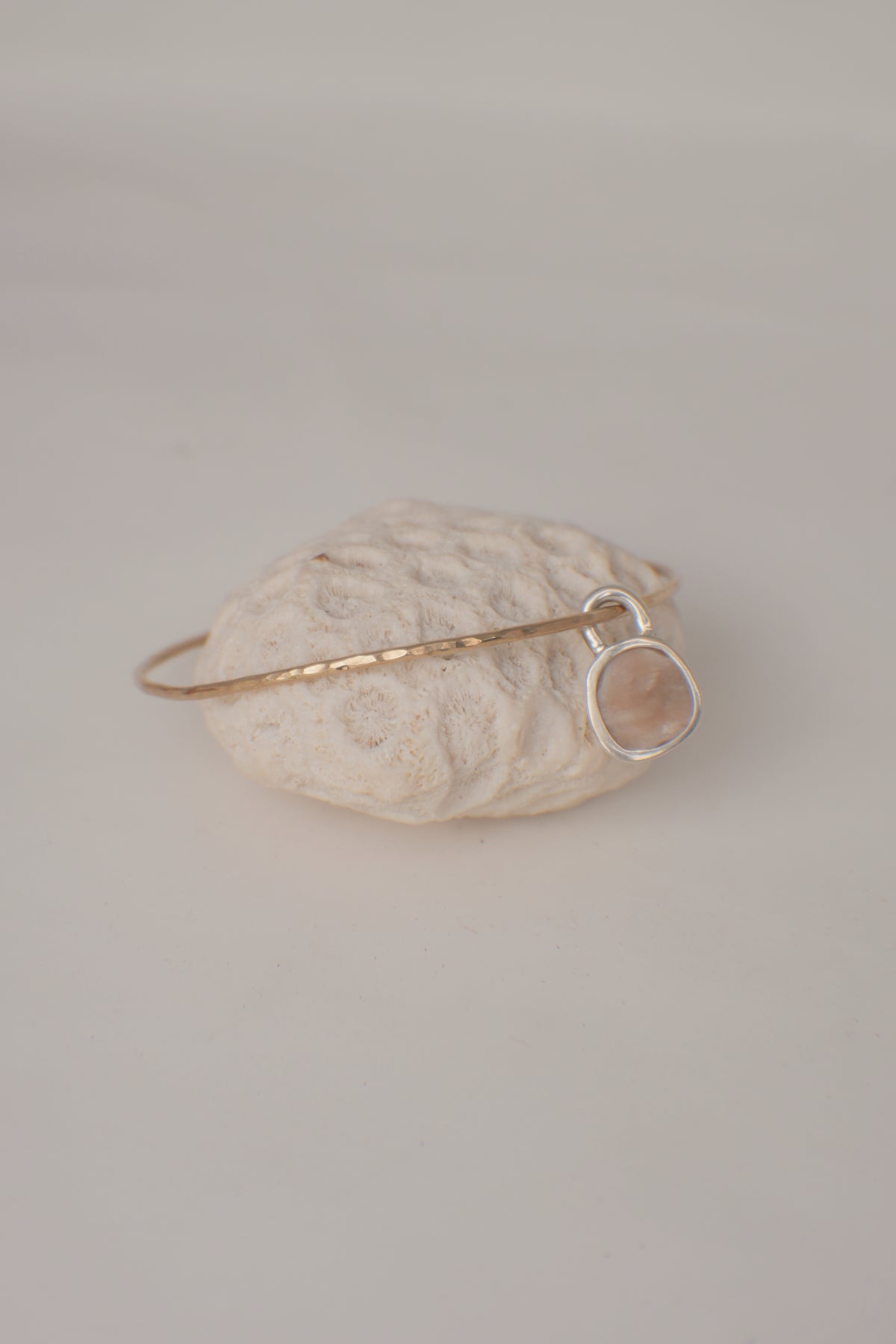 Abalone Charm Bangle