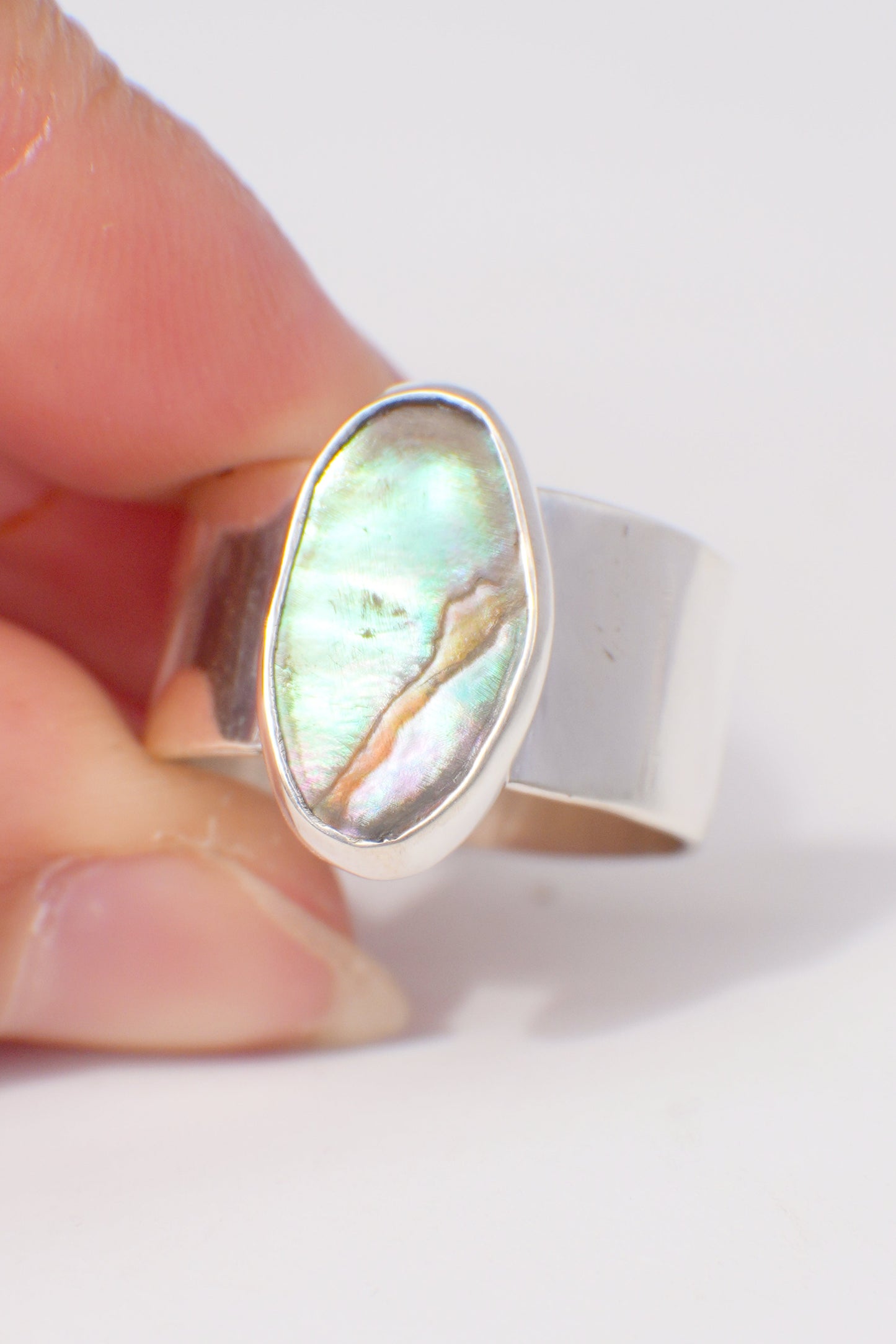 Abalone Ring 7.5