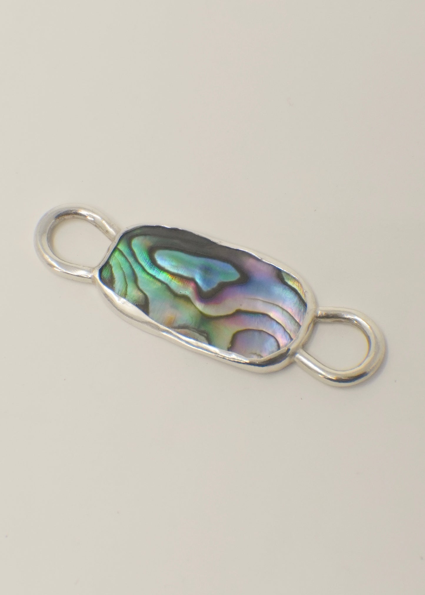 Double sided abalone Cuff