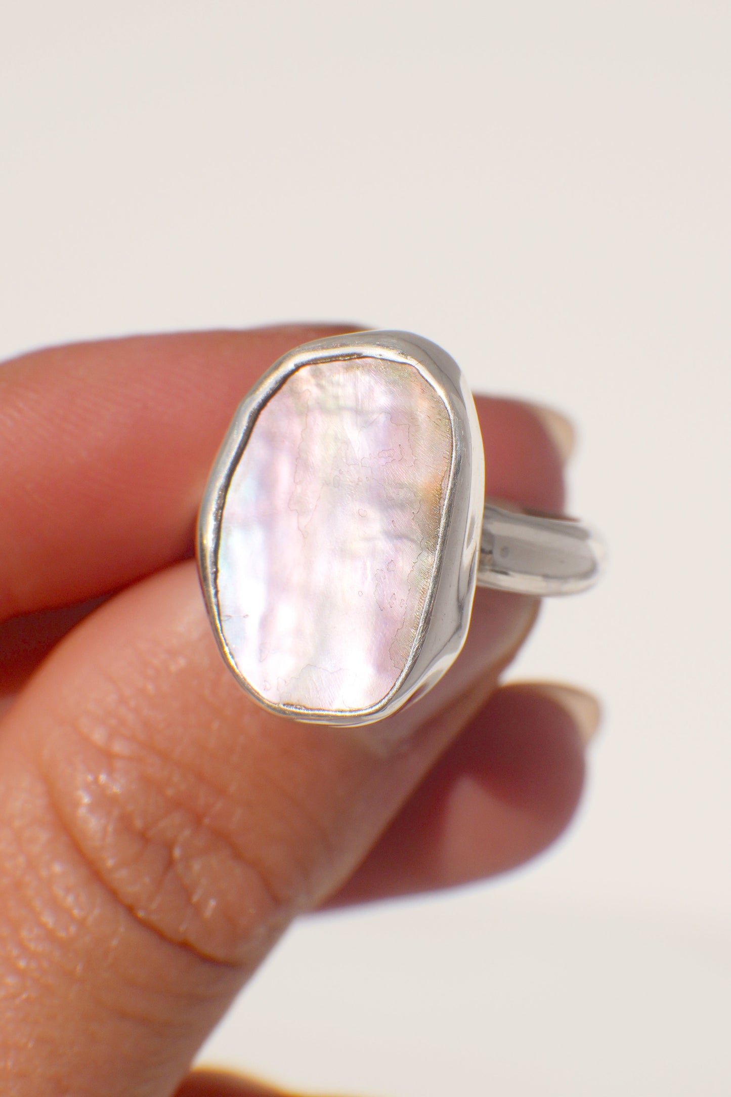Abalone ring 7