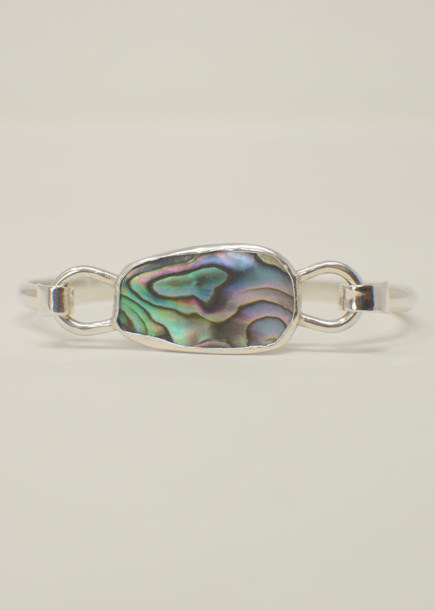 Double sided abalone Cuff