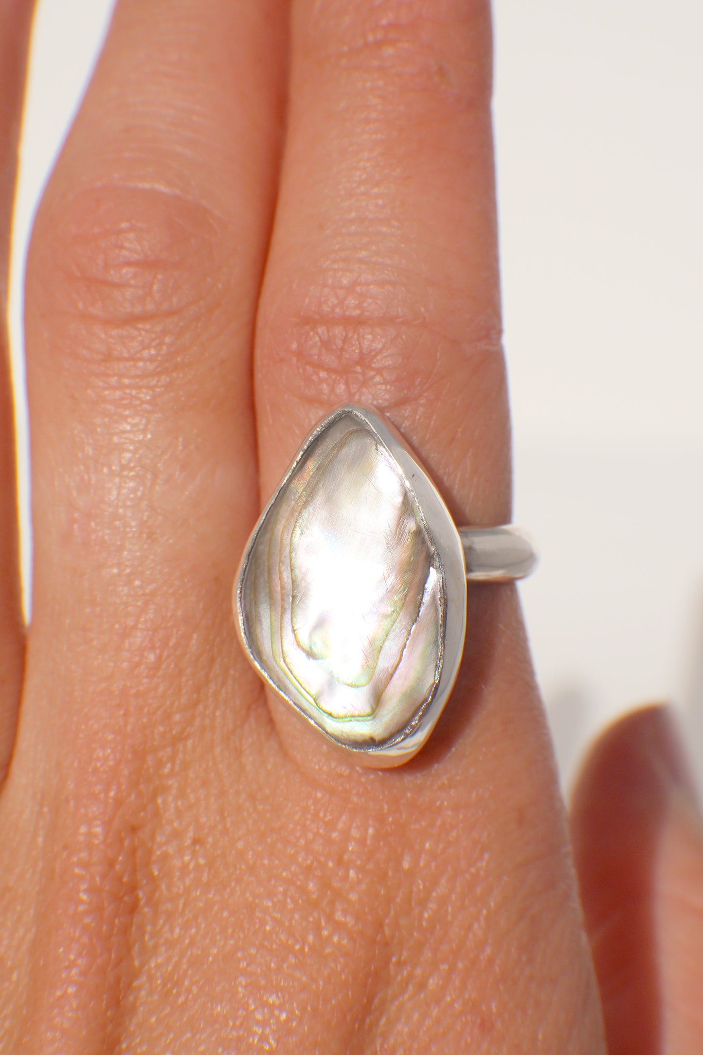 Abalone ring 6
