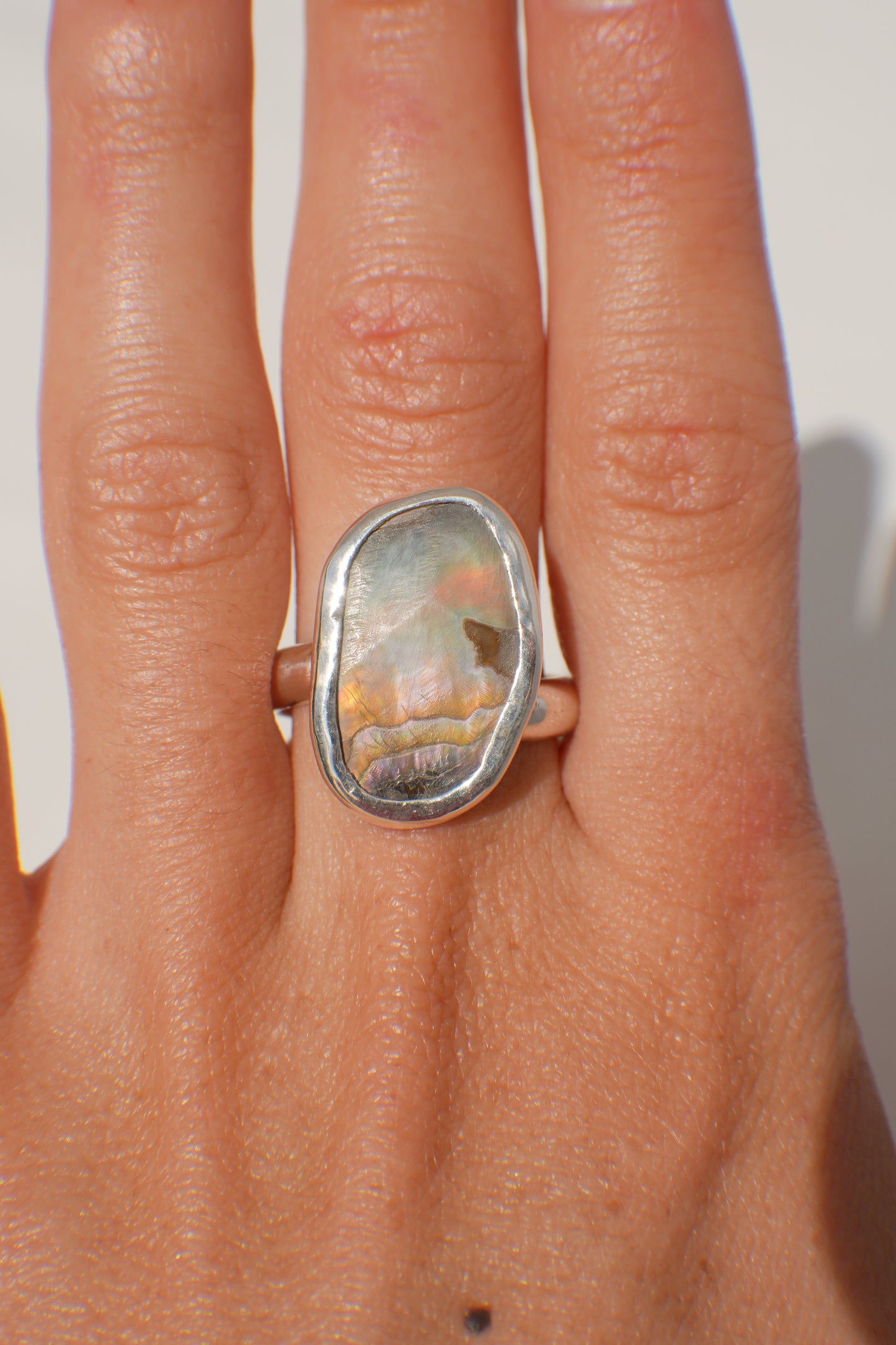 Abalone Ring 8.5