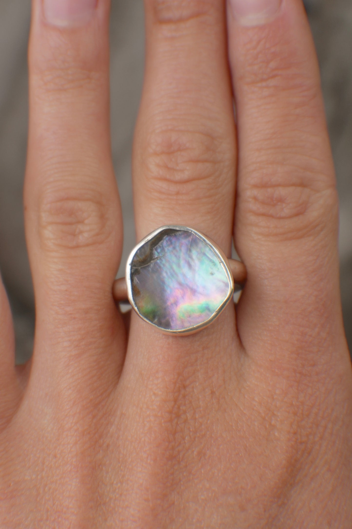Abalone Ring 10