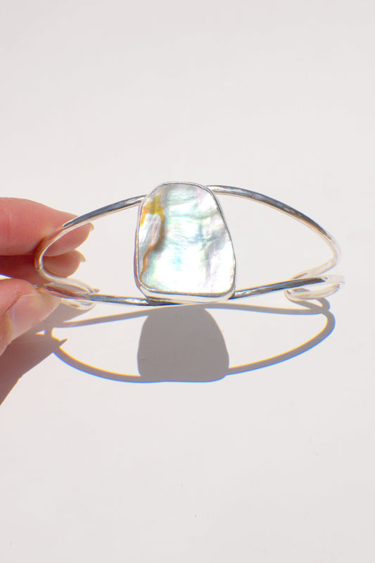 Double Abalone Cuff