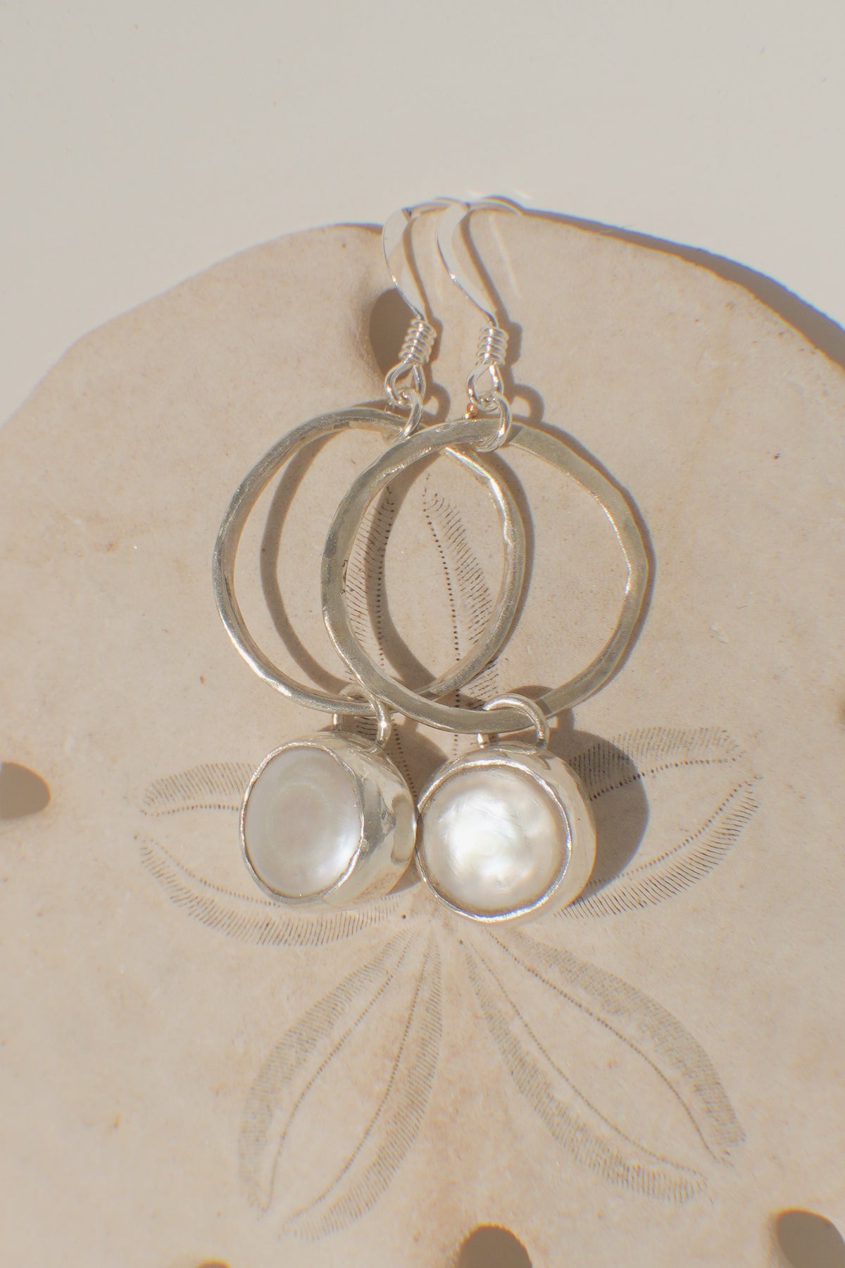The Pearl Hoops - Small